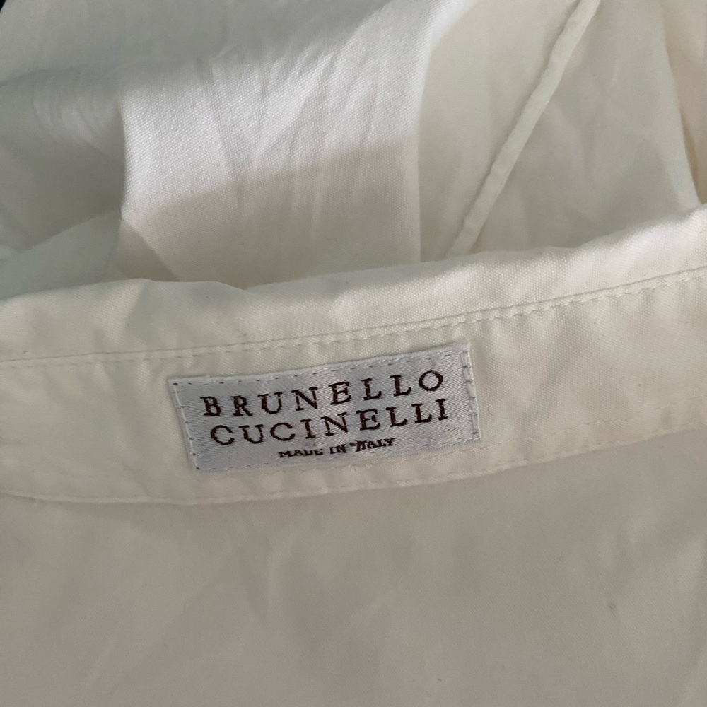 Brunello Cucinelli White Blouse